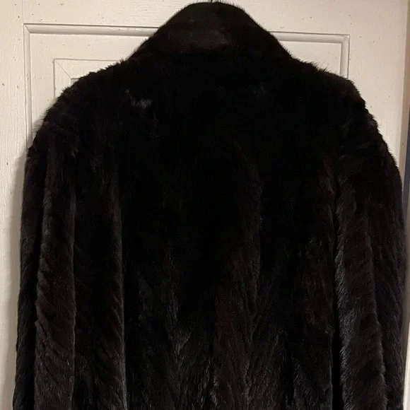 Men’s Big & Talk Full Length Mink Coat - Picture 2 of 16
